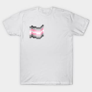 Demigirl Pixel Pride Flag T-Shirt